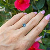 1.53 Ct. Bluish Green Sapphire from Montana Life Style