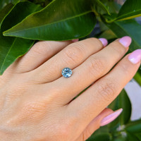 1.53 Ct. Bluish Green Sapphire from Montana Life Style