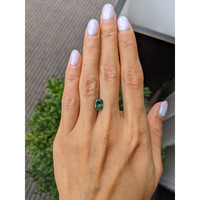 1.85 Ct. Yellowish Green Sapphire from Montana Life Style