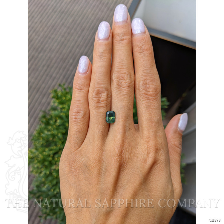 1.85 Ct. Yellowish Green Sapphire from Montana