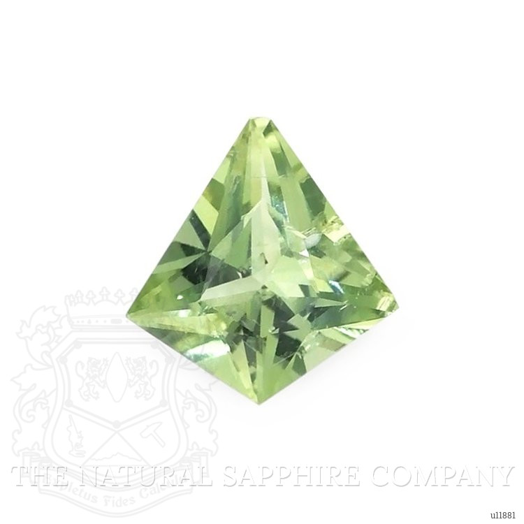 0.86 Ct. Yellowish Green Sapphire from Montana