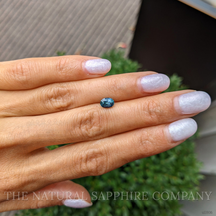 1.03 Ct. Bluish Green Sapphire from Montana