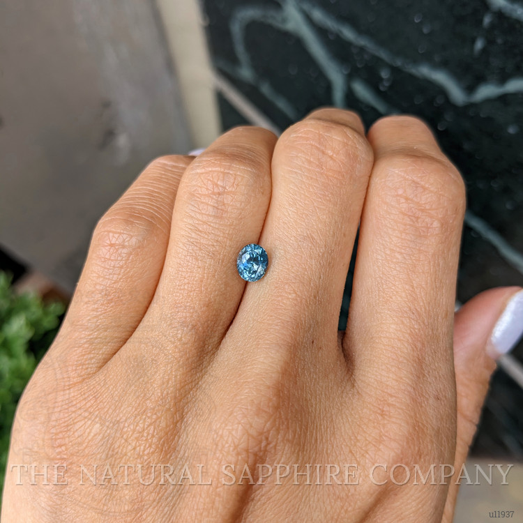 1.03 Ct. Bluish Green Sapphire from Montana