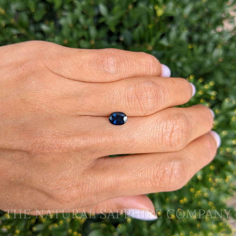 1.07 Ct. Greenish Blue Sapphire from Montana