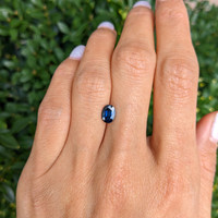 1.07 Ct. Greenish Blue Sapphire from Montana Life Style