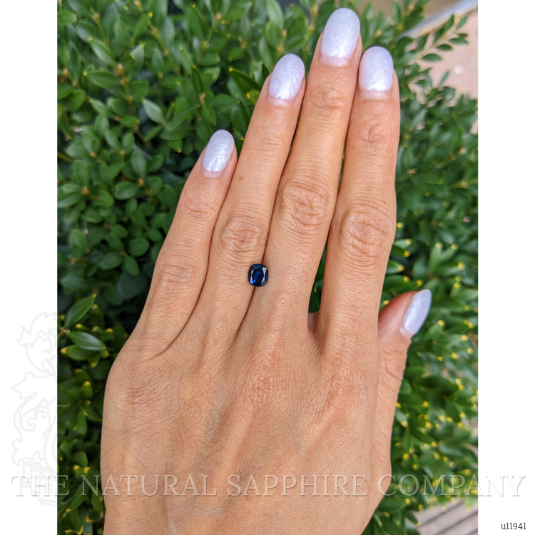 1.07 Ct. Greenish Blue Sapphire from Montana