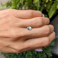 1.09 Ct. Yellowish Green Sapphire from Montana Life Style