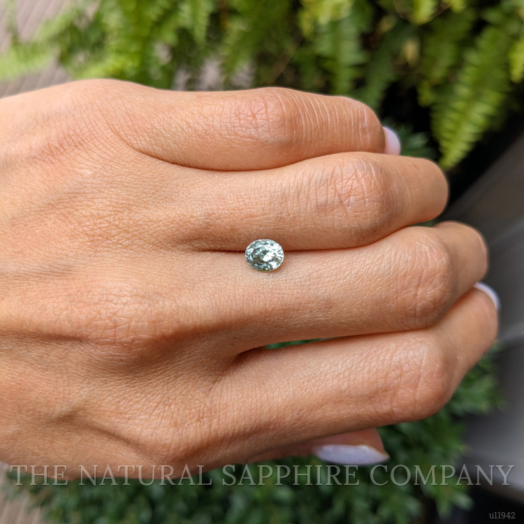 1.09 Ct. Yellowish Green Sapphire from Montana