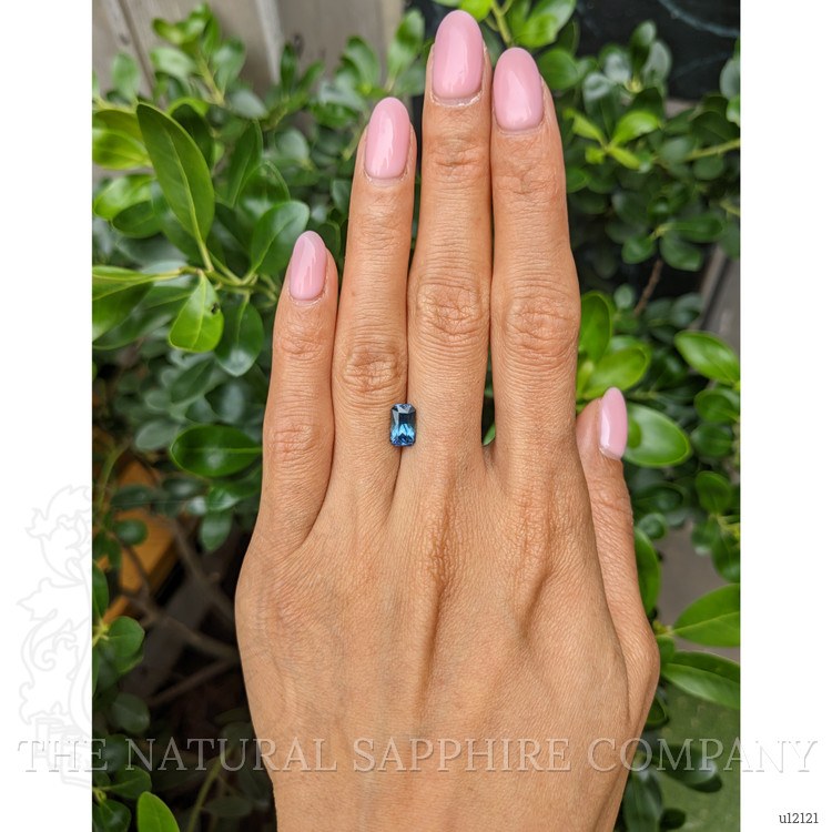 2.01 Ct. Greenish Blue Sapphire from Montana