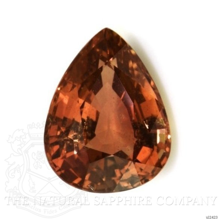 3.18 Ct. Orangish Brown Sapphire from East Africa