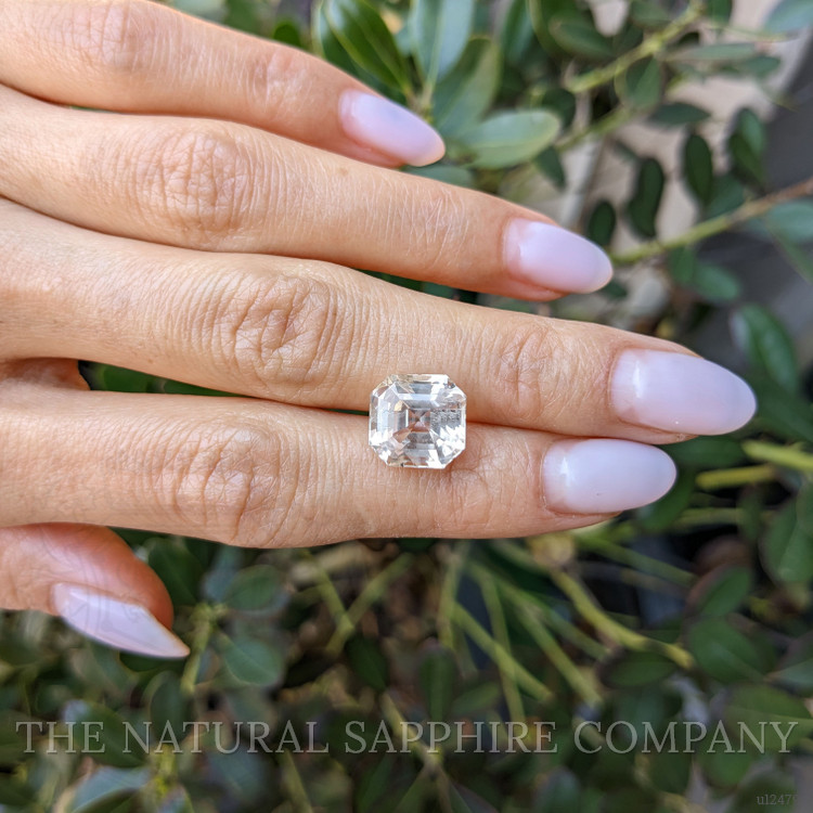 8.27 Ct. Peach Sapphire from Ceylon (Sri Lanka)