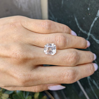 8.27 Ct. Peach Sapphire from Ceylon (Sri Lanka) Life Style
