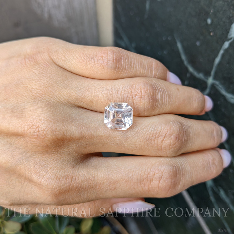8.27 Ct. Peach Sapphire from Ceylon (Sri Lanka)