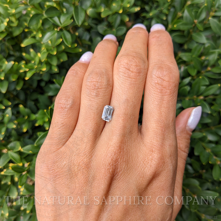 1.42 Ct. White Sapphire from Ceylon (Sri Lanka)