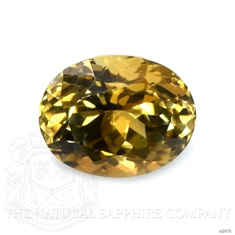 0.51 Ct. Yellowish Brown Sapphire from Montana
