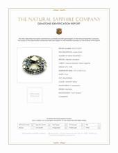 0.88 Ct. Greenish Yellow Sapphire from Montana Scan Report