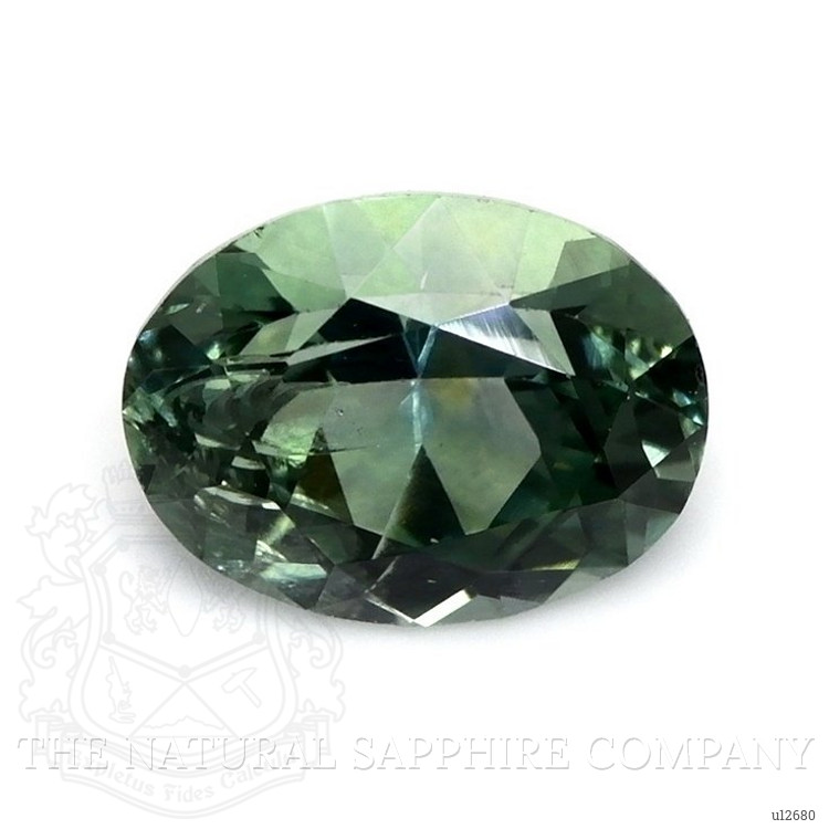 0.88 Ct. Green Sapphire from Montana