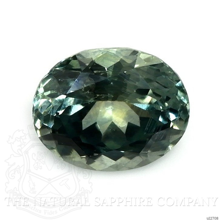 0.98 Ct. Green Sapphire from Montana