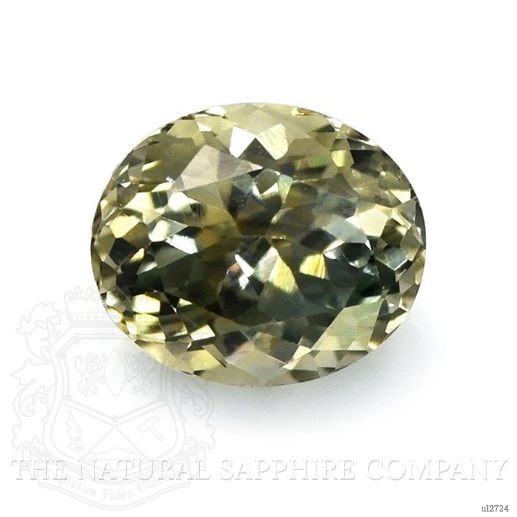 0.95 Ct. Greenish Yellow Sapphire from Montana