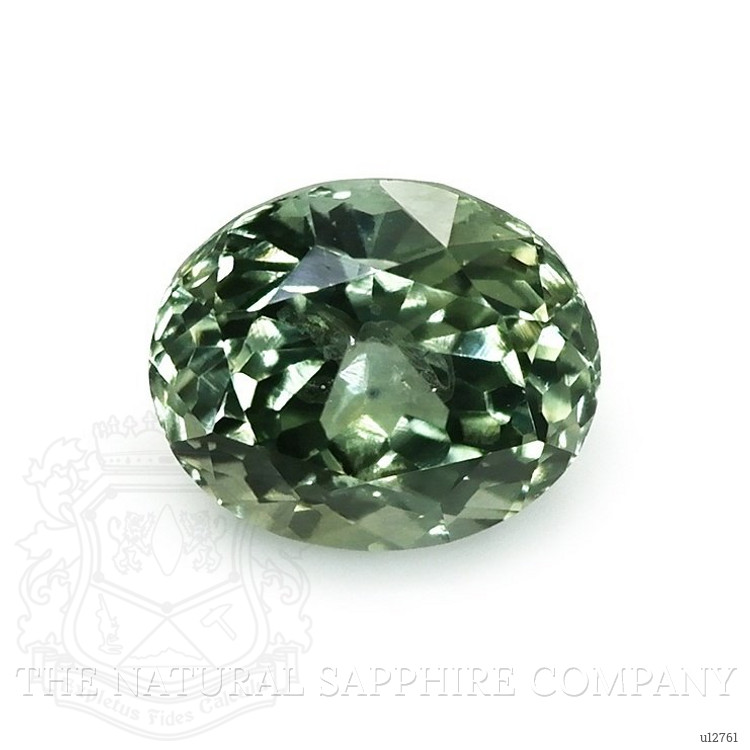 0.88 Ct. Green Sapphire from Montana