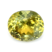 0.84 Ct. Greenish Yellow Sapphire from Montana Video