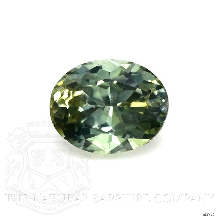 0.88 Ct. Yellowish Green Sapphire from Montana