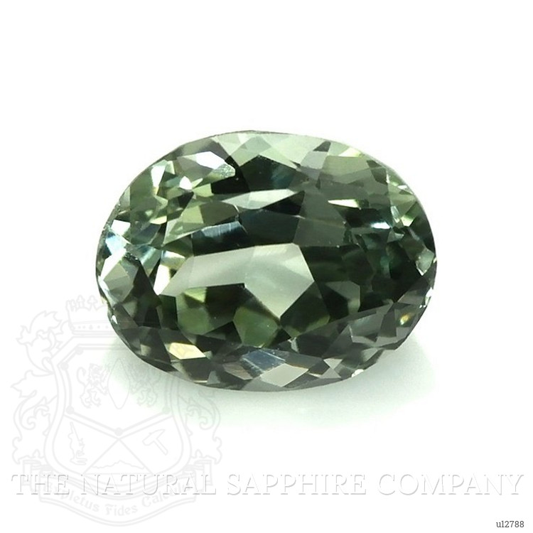 0.84 Ct. Green Sapphire from Montana