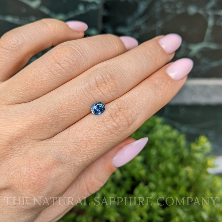 0.65 Ct. Greenish Blue Sapphire from Montana
