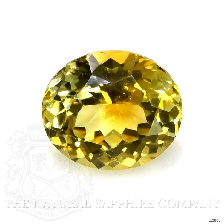 0.57 Ct. Greenish Yellow Sapphire from Montana