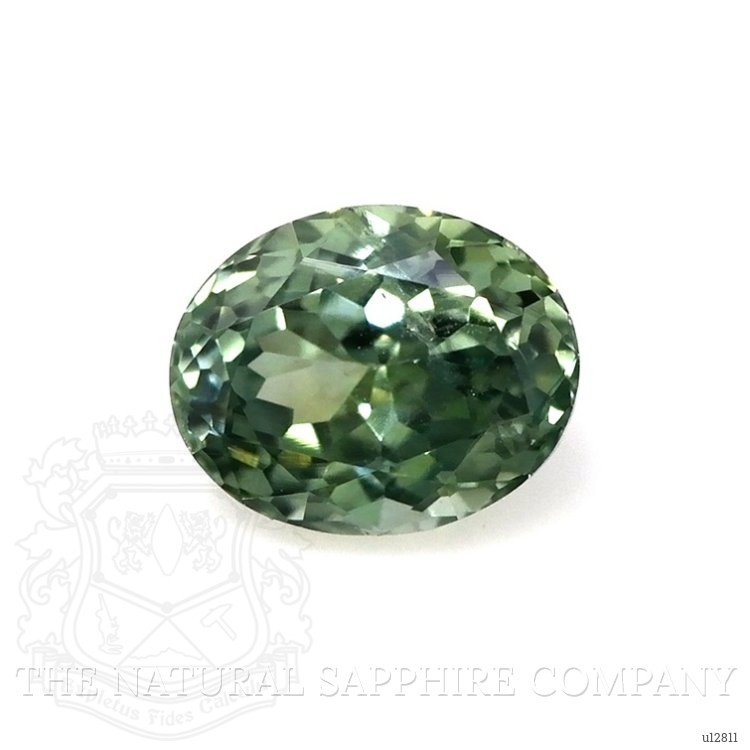 0.90 Ct. Green Sapphire from Montana