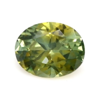 0.77 Ct. Yellowish Green Sapphire from Montana Video
