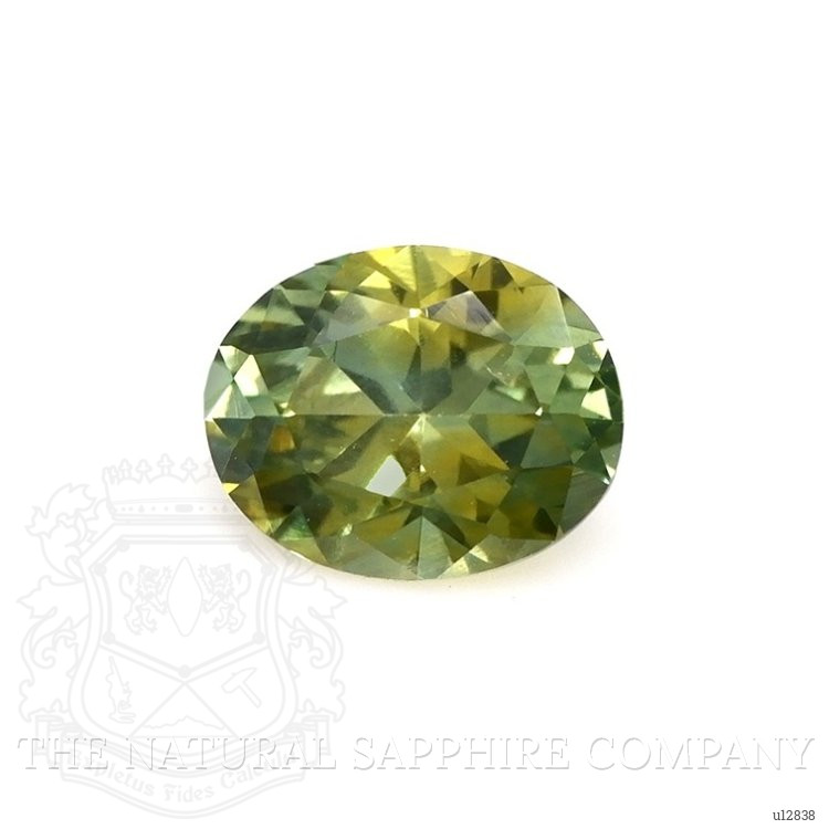 0.77 Ct. Yellowish Green Sapphire from Montana