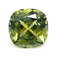 0.64 Ct. Yellowish Green Sapphire from Montana Video