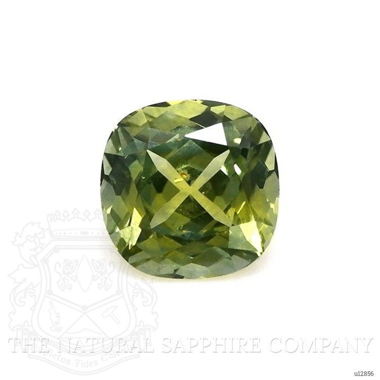 0.64 Ct. Yellowish Green Sapphire from Montana