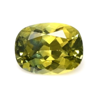 0.64 Ct. Yellowish Green Sapphire from Montana Video