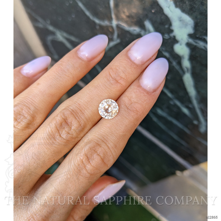 2.25 Ct. Peach Sapphire from Ceylon (Sri Lanka)
