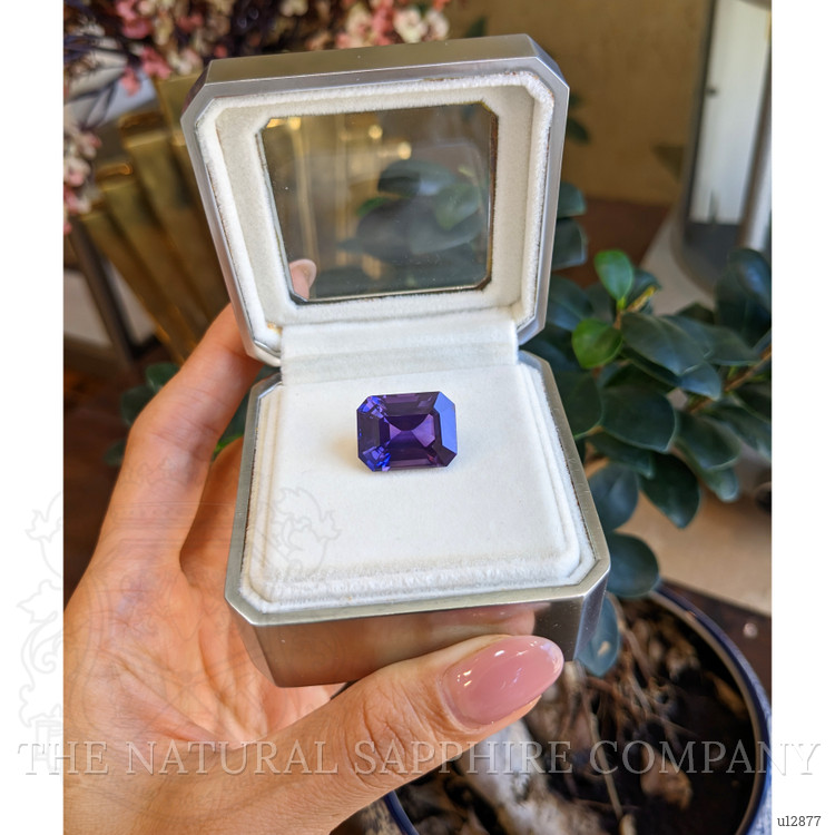 20.15 Ct. Purple Sapphire from Ceylon (Sri Lanka)