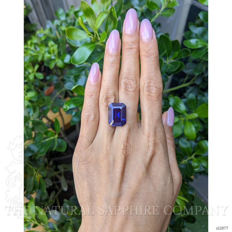 20.15 Ct. Purple Sapphire from Ceylon (Sri Lanka)