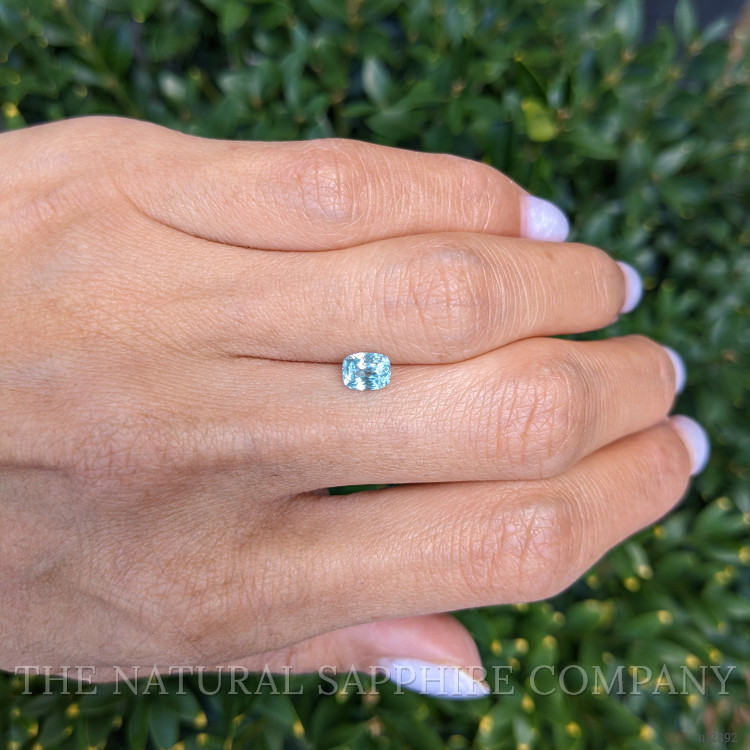 1.10 Ct. Bluish Green Sapphire from Montana