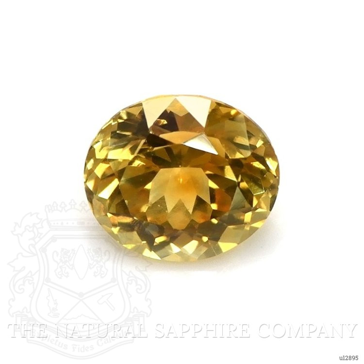 0.57 Ct. Yellowish Orange Sapphire from Montana