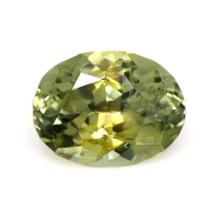 1.28 Ct. Yellowish Green Sapphire from Montana Video