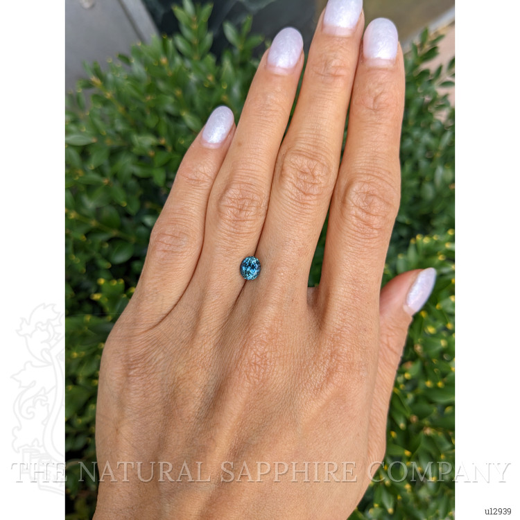 1.06 Ct. Greenish Blue Sapphire from Montana