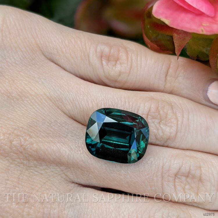 18.09 Ct. Bluish Green Sapphire from Ceylon (Sri Lanka)