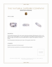 2.09 Ct. Sapphire from Ceylon (Sri Lanka) Appraisal