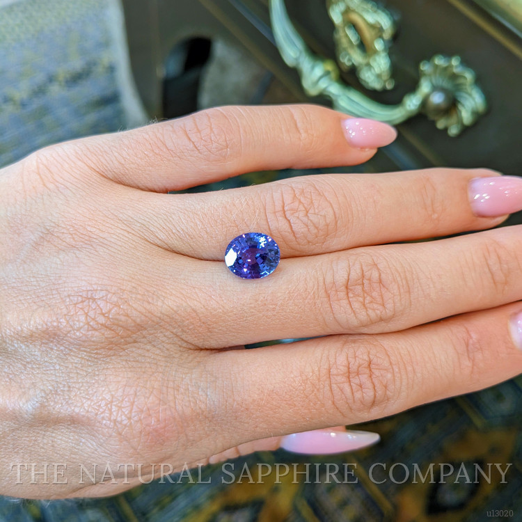 4.16 Ct. Color Change Sapphire from Ceylon (Sri Lanka)