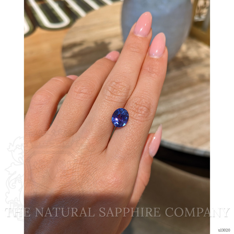 4.16 Ct. Color Change Sapphire from Ceylon (Sri Lanka)