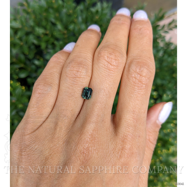 1.39 Ct. Bluish Green Sapphire from Tanzania