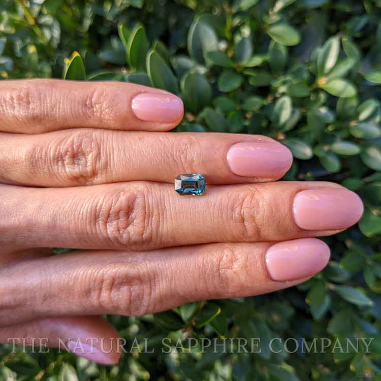 1.39 Ct. Bluish Green Sapphire from Tanzania