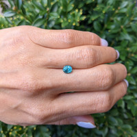 1.19 Ct. Greenish Blue Sapphire from Montana Life Style