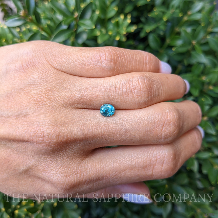 1.19 Ct. Greenish Blue Sapphire from Montana